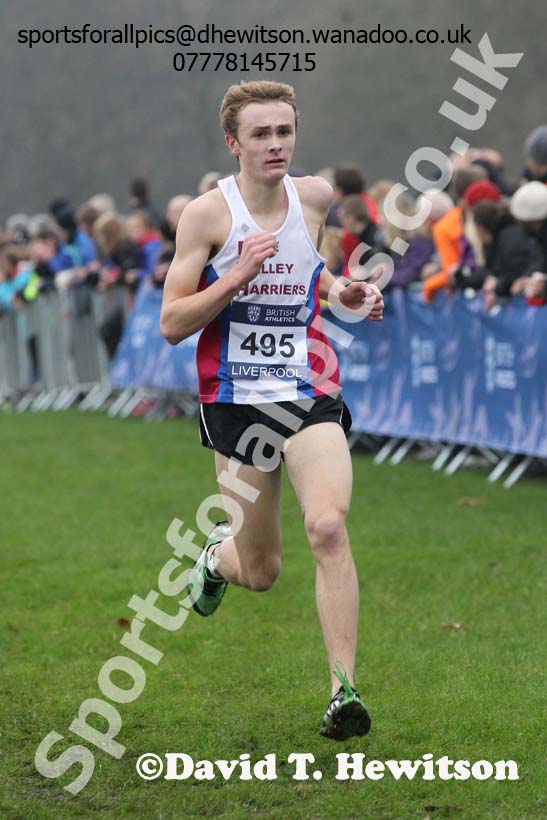 Men's under-17s European Cross Country Trials, Sefton Park, Liverpool. Photo: David T. Hewitson/Sports for All Pics